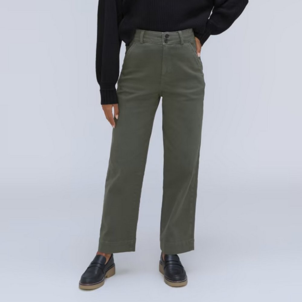 EVERLANE The Organic Wide-Leg Pant - Kambaba 6